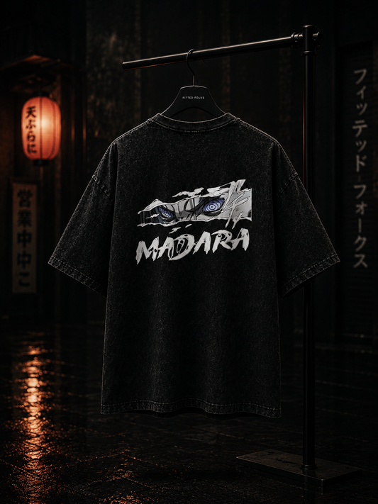 Uchiha Shadow Reign Tee – Oversized Edition