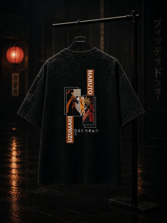 Hidden Leaf Legacy Tee – Snow Washed Edition