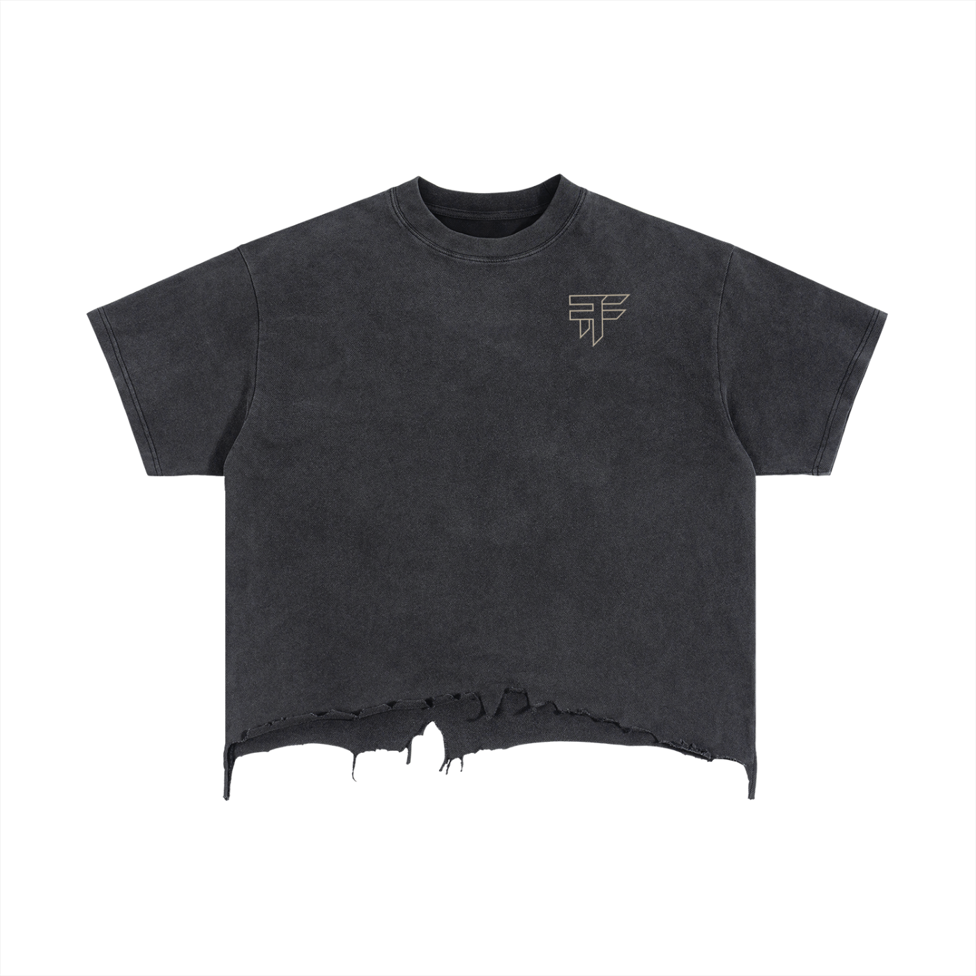 Black Tide Distressed Tee – Pirate Edition