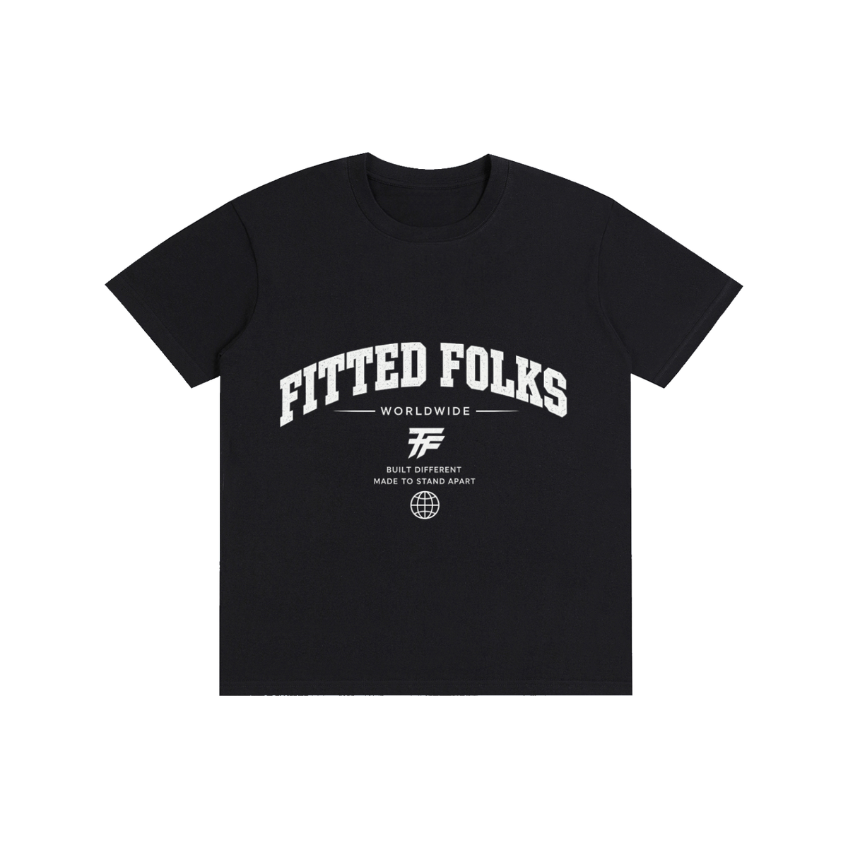 Essential Black Cotton Tee – Minimal Edition