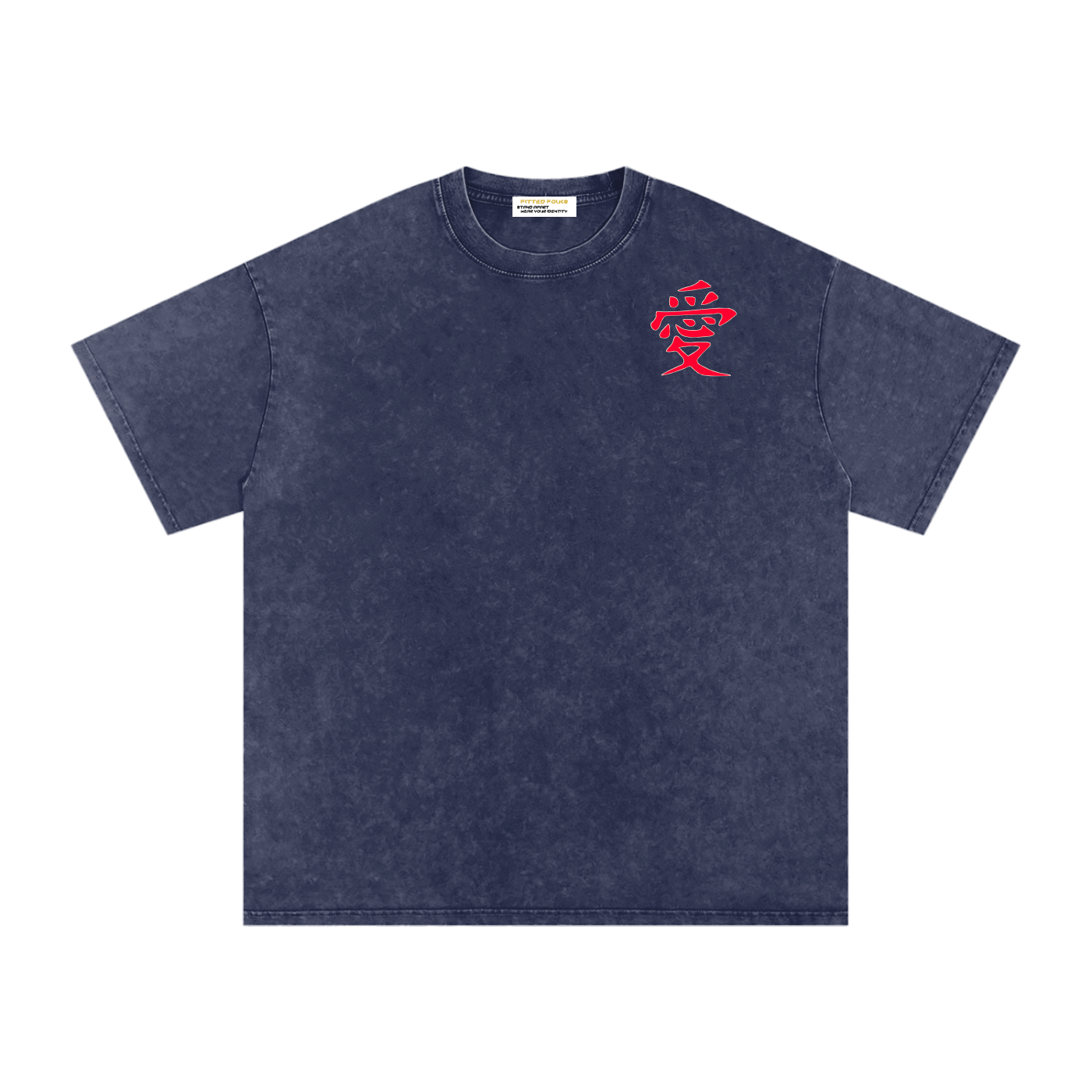 Midnight Drift Love Tee – Snow Washed Edition