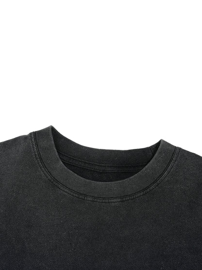 Black Tide Distressed Tee – Pirate Edition