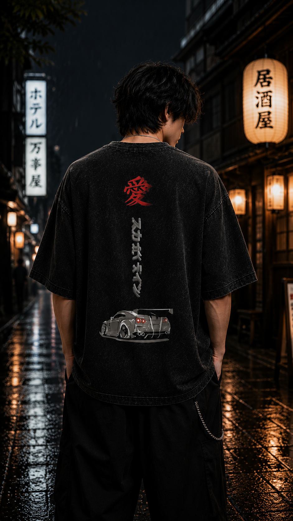 Midnight Drift Love Tee – Snow Washed Edition